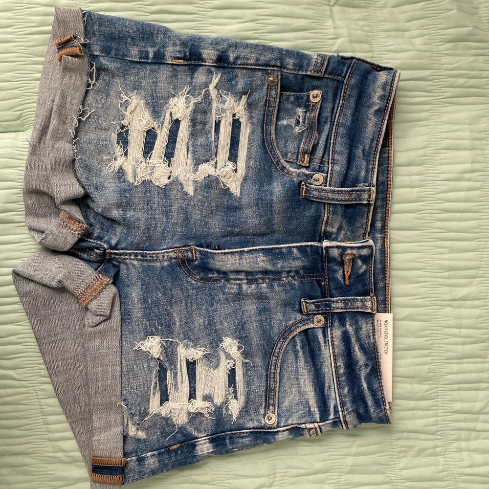 American eagle jean shorts